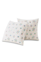 Laden Sie das Bild in den Galerie-Viewer, Weihnachtsgeschenk Weißes Schneeflocken-Plüsch Kissenbezug