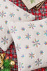 Laden Sie das Bild in den Galerie-Viewer, Weihnachtsgeschenk Weißes Schneeflocken-Plüsch Kissenbezug