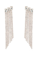 Laden Sie das Bild in den Galerie-Viewer, Fuchsia Strassstein Party Ohrringe