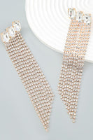 Laden Sie das Bild in den Galerie-Viewer, Fuchsia Strassstein Party Ohrringe