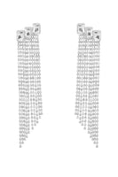 Laden Sie das Bild in den Galerie-Viewer, Fuchsia Strassstein Party Ohrringe