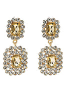 Laden Sie das Bild in den Galerie-Viewer, Golden Strass Party Ohrringe