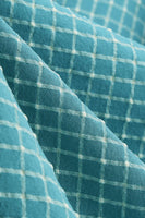 Laden Sie das Bild in den Galerie-Viewer, Retro Stil Neckholder Grün 1950er Jahre Kleid mit Knopf