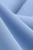 Laden Sie das Bild in den Galerie-Viewer, Hepburn Stil Neckholder Blaues Kleid der 1950er Jahre