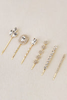 Laden Sie das Bild in den Galerie-Viewer, Goldene Strasssteine Haarspange