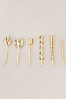 Laden Sie das Bild in den Galerie-Viewer, Goldene Strasssteine Haarspange