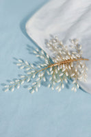 Laden Sie das Bild in den Galerie-Viewer, Silber Perle Braut Haarspange