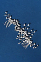 Laden Sie das Bild in den Galerie-Viewer, Handgemachte Strassperlen Braut Haarschmuck