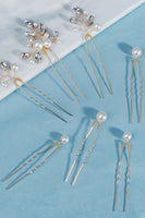 Laden Sie das Bild in den Galerie-Viewer, Einfache Perle Strass Handgefertigte Braut Kopfschmuck