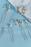 Laden Sie das Bild in den Galerie-Viewer, Einfache Perle Strass Handgefertigte Braut Kopfschmuck