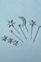 Laden Sie das Bild in den Galerie-Viewer, Mode Einfache Strass Pony Seite Haarspange