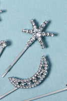 Laden Sie das Bild in den Galerie-Viewer, Mode Einfache Strass Pony Seite Haarspange