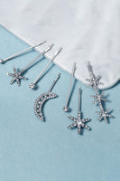 Laden Sie das Bild in den Galerie-Viewer, Mode Einfache Strass Pony Seite Haarspange