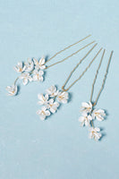 Laden Sie das Bild in den Galerie-Viewer, Strassblumen Braut Kopfschmuck