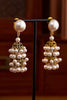 Laden Sie das Bild in den Galerie-Viewer, Vintage Goldene Perle Quastenohrringe im französischen Hofstil