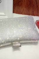 Laden Sie das Bild in den Galerie-Viewer, Schwarze Spakly Strass Abendhandtasche