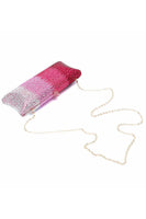 Laden Sie das Bild in den Galerie-Viewer, Fuchsia Ombre Funkelnd Pailletten-Abend-Clutch