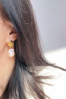 Laden Sie das Bild in den Galerie-Viewer, Geformte Perlen-Rosen-Ohrstecker