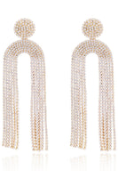 Laden Sie das Bild in den Galerie-Viewer, Weiße Strass Ohrhänger