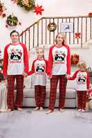 Laden Sie das Bild in den Galerie-Viewer, Familie Rot kariert Frohe Weihnachten Pyjama-Sets