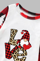 Laden Sie das Bild in den Galerie-Viewer, Karierter bedruckter Familien-Weihnachtspyjama