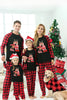 Laden Sie das Bild in den Galerie-Viewer, Rote karierte Pyjama-Sets für die Weihnachtsfamilie