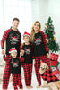 Laden Sie das Bild in den Galerie-Viewer, Drucken Familien-Weihnachtspyjama mit rotem Karo