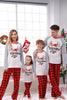 Laden Sie das Bild in den Galerie-Viewer, Karierter Weihnachtspyjama mit passendem Familien Drucken