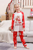Laden Sie das Bild in den Galerie-Viewer, Schneemann-Drucken Roter Weihnachten passender Familienpyjama