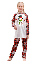 Laden Sie das Bild in den Galerie-Viewer, Weihnachtliche Familien-Pyjama-Sets mit rotem Druck