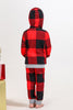 Laden Sie das Bild in den Galerie-Viewer, Weihnachtsfamilie Rot Grid Bärendruck Pyjama-Set
