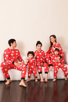 Laden Sie das Bild in den Galerie-Viewer, Familie Roter Pyjama mit Weihnachtsmann-Druck