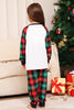 Laden Sie das Bild in den Galerie-Viewer, Grünes und rotes Gitter Hirsch Weihnachtsfamilie passendes Pyjama-Set