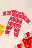 Laden Sie das Bild in den Galerie-Viewer, Roter Schneemann Weihnachtsfamilie Passendes Pyjama-Set