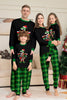 Laden Sie das Bild in den Galerie-Viewer, Weihnachtsfamilie Weinliebhaber Dinosaurier-Druck Pyjama-Set