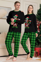 Laden Sie das Bild in den Galerie-Viewer, Weihnachtsfamilie Weinliebhaber Dinosaurier-Druck Pyjama-Set