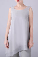 Laden Sie das Bild in den Galerie-Viewer, Jumpsuit/Hosenanzug trennt knöchellanges Chiffon Kleid für die Mutter der Braut