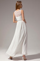 Laden Sie das Bild in den Galerie-Viewer, Langes Blush Chiffonkleid