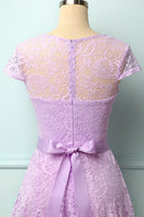 Laden Sie das Bild in den Galerie-Viewer, Lavendel Scoop Spitzenkleid