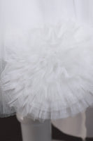 Laden Sie das Bild in den Galerie-Viewer, Blush Hoch niedrig Blumenmädchenkleid mit Blumen