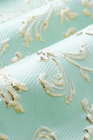 Laden Sie das Bild in den Galerie-Viewer, Mint Schal Revers Ein-Knopf Jacquard Herren Ballanzüge