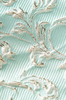 Laden Sie das Bild in den Galerie-Viewer, Mint Schal Revers Ein-Knopf Jacquard Herren Ballanzüge