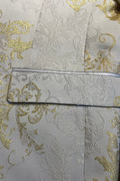 Laden Sie das Bild in den Galerie-Viewer, Champagne Peak Revers Pailletten Herren Ballblazer