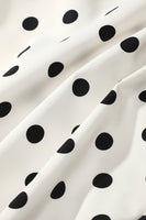 Laden Sie das Bild in den Galerie-Viewer, Schwarz und Weiß Polka Dots Mermaid Sommerkleid