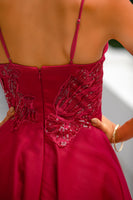 Laden Sie das Bild in den Galerie-Viewer, Rotes Ball Party Kleid
