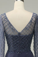 Laden Sie das Bild in den Galerie-Viewer, Langarm Kleid für die Mutter der Braut