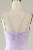 Laden Sie das Bild in den Galerie-Viewer, Salbeigrünes Meerjungfrauen Drapiertes Brautjungfernkleid