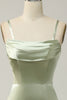 Laden Sie das Bild in den Galerie-Viewer, Grünes Meerjungfrau Multi-Tragen Langes Brautjungfernkleid