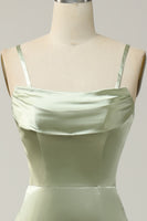 Laden Sie das Bild in den Galerie-Viewer, Grünes Meerjungfrau Multi-Tragen Langes Brautjungfernkleid