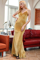 Laden Sie das Bild in den Galerie-Viewer, Langes Abendkleid aus Samt